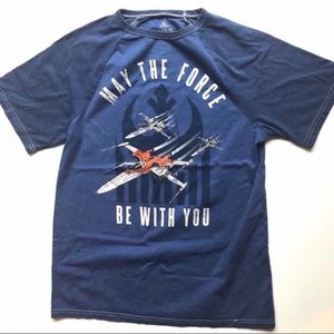 Disney Parks Star Wars May the force be with you T-shirt size Small